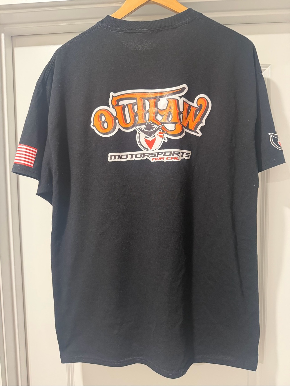 Outlaw Motorsports Black Graphic Tee - Men's Shirt